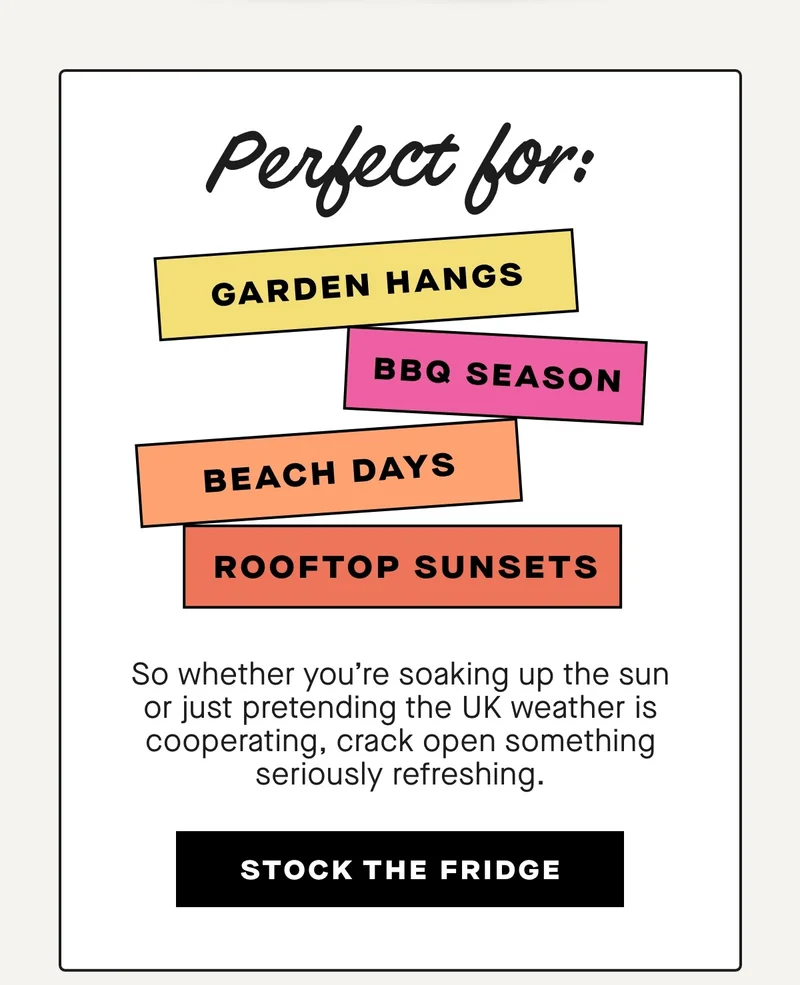 Stock the fridge