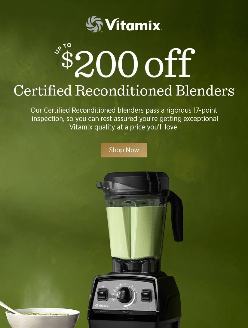 Up to $200 Off Certified Reconditioned Belnders!