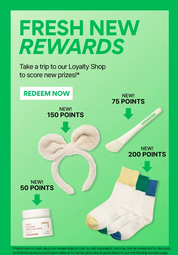 FRESH NEW REWARDS