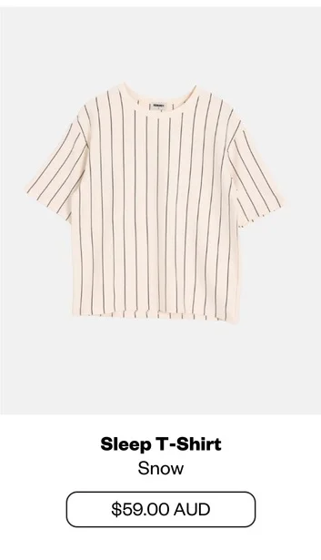 Sleep T-Shirt Snow