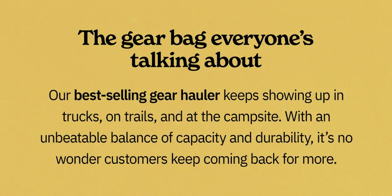 Shop Mountain Gear Bag