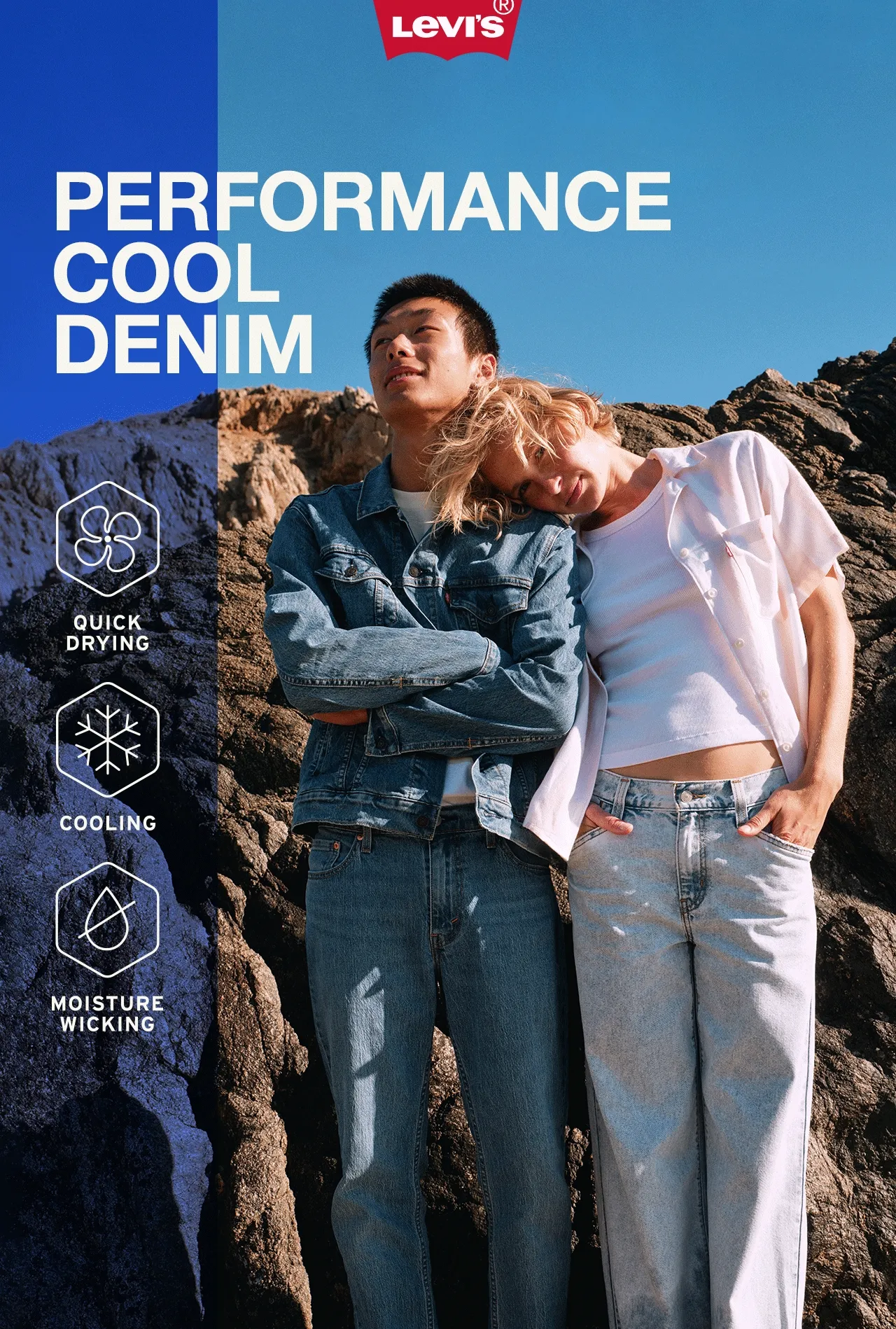 SHOP PERFORMANCE COOL DENIM