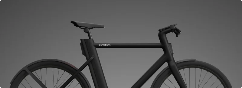 A photograph render of the Cowboy Classic Black