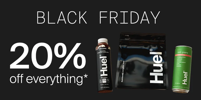 Black Friday. 20% off everything*