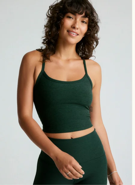 Spacedye Slim Racerback Cropped Tank