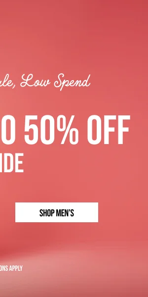 Up to 50% off shop Men's