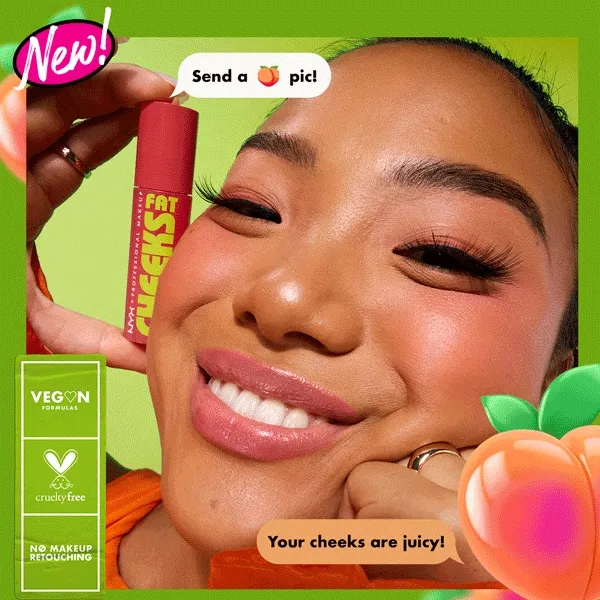 OUR FIRST LIQUID BLUSH.