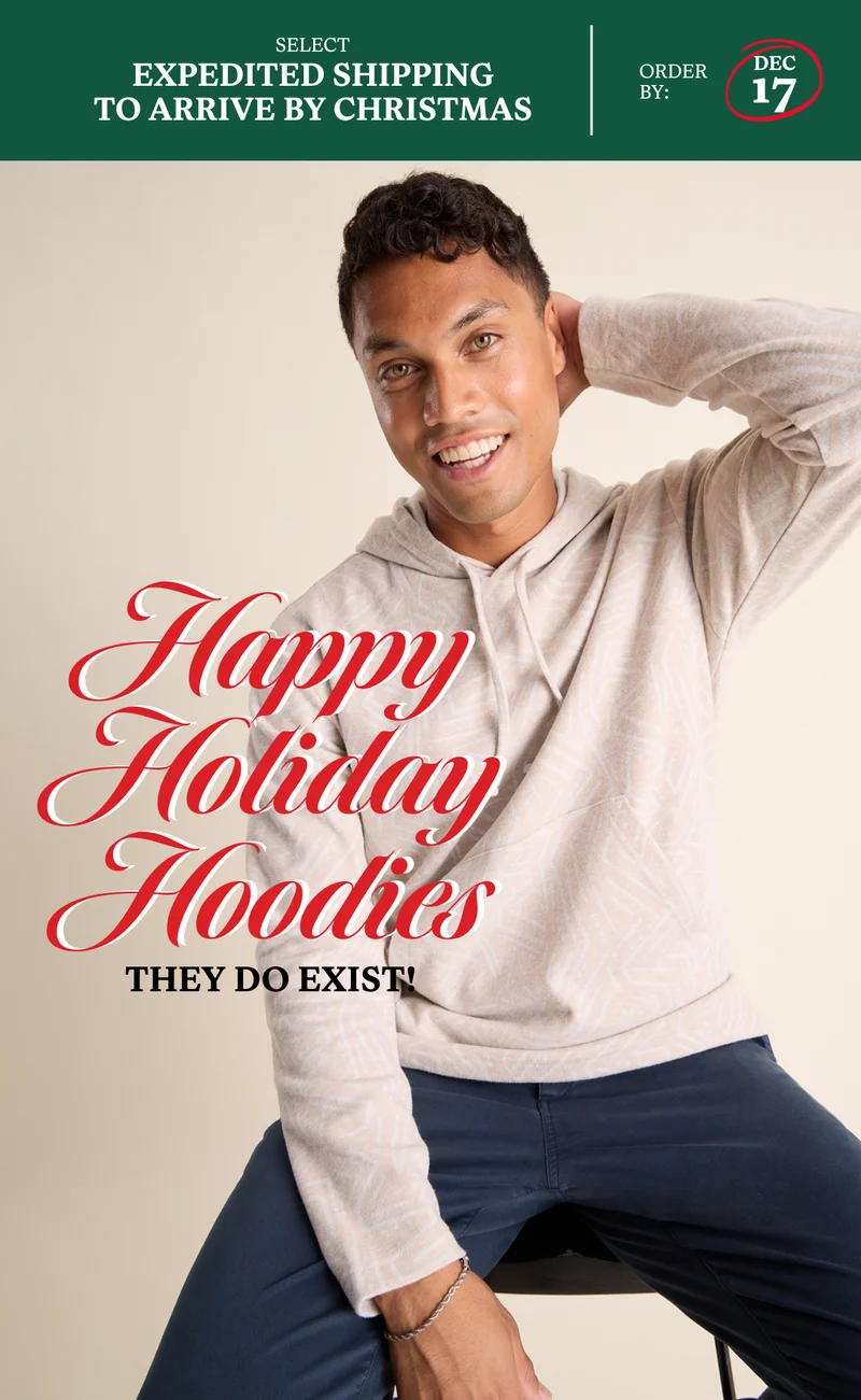HAPPY HOLIDAY HOODIES - They Do Exist!