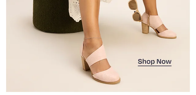 Shop Milan Closed Toe Heel - Button
