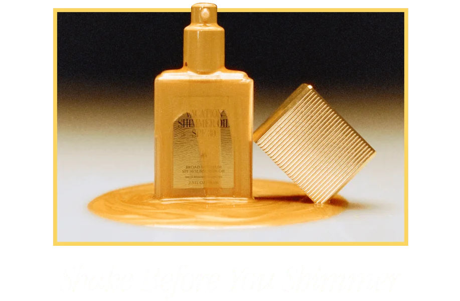 Shake Before you Shimmer