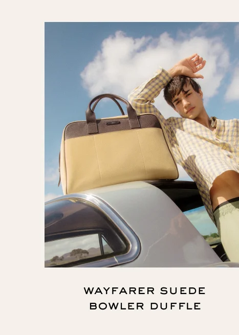 Wayfarer Suede Bowler Duffle