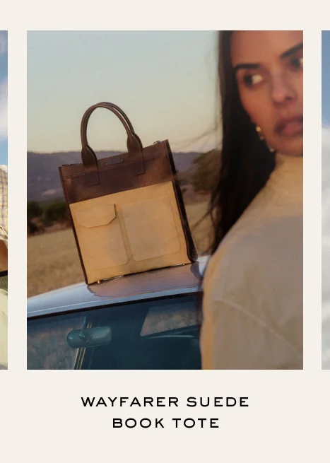 Wayfarer Suede Book Tote