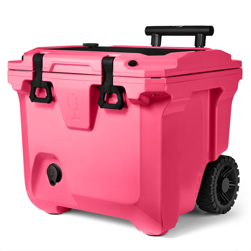 BrüTank 35-Quart Rolling Cooler | Neon Pink