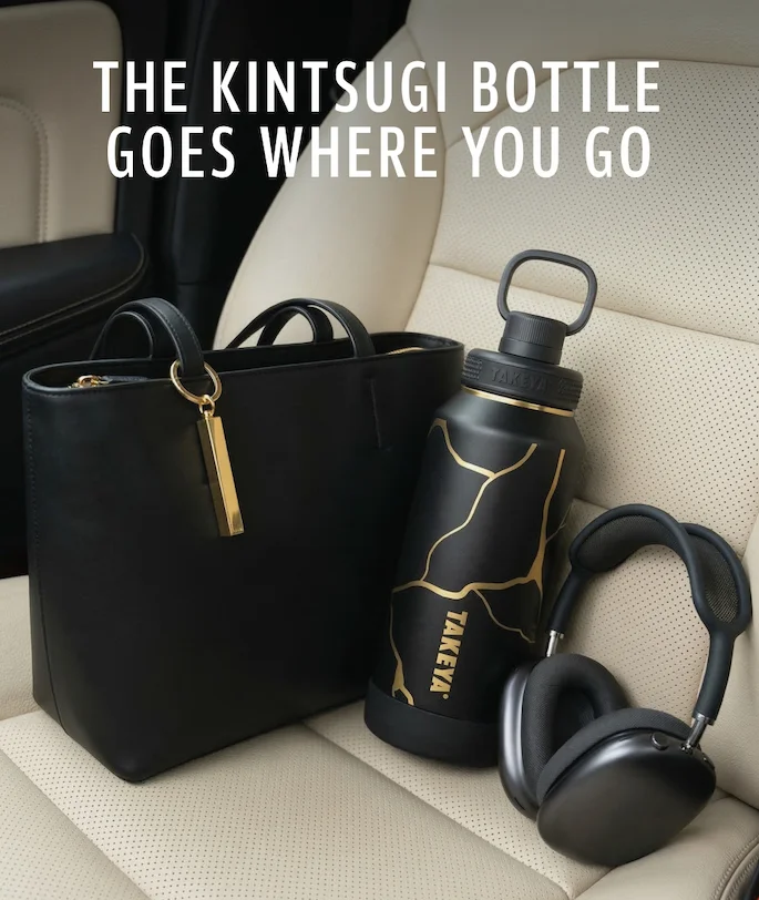 The Kintsugi bottle goes where you go