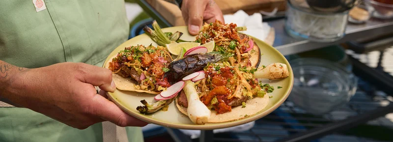 Roy Choi Steak Tacos