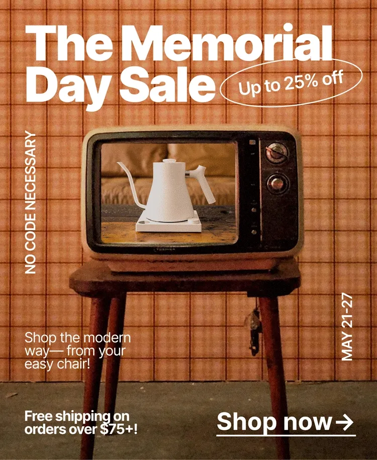 The Memorial Day Sale - Up to 25% off