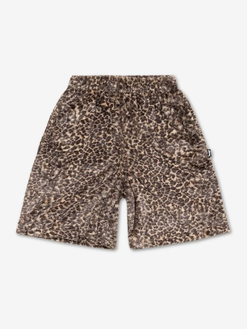 Image of Stussy Pile Leopard Short - Leopard