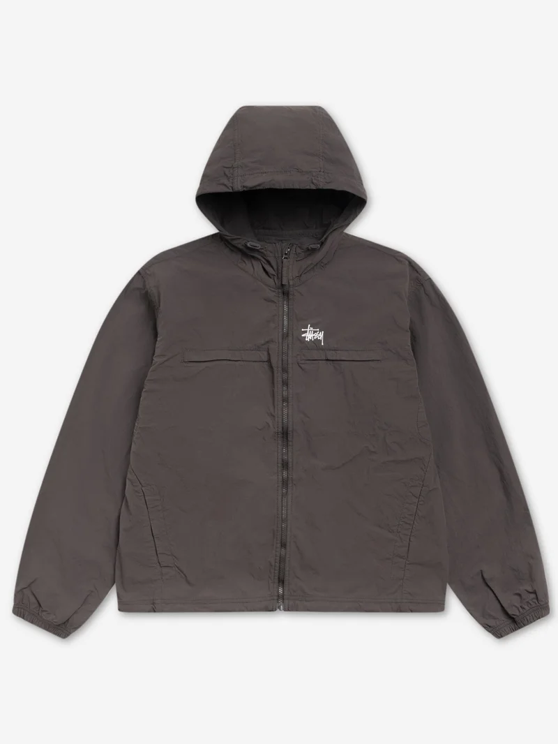 Image of Stussy Lightweight Hooded Jacket - Brown