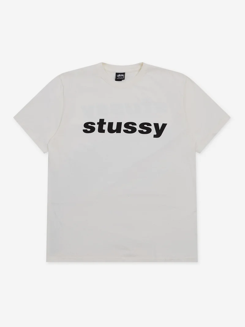 Image of Stussy Shark Pig. Dyed Tee - Natural