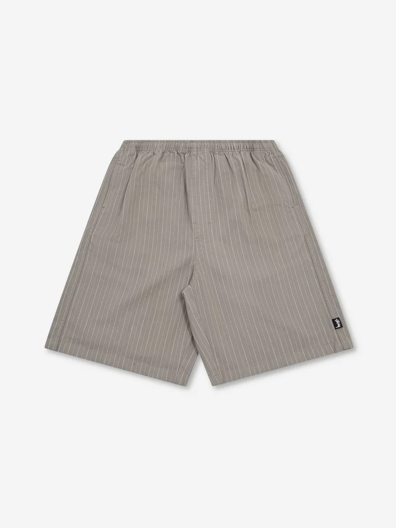 Image of Stussy Striped Beach Short - Grey