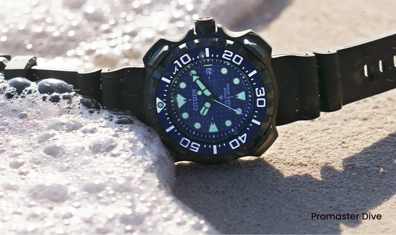 Close up of a Promaster Dive