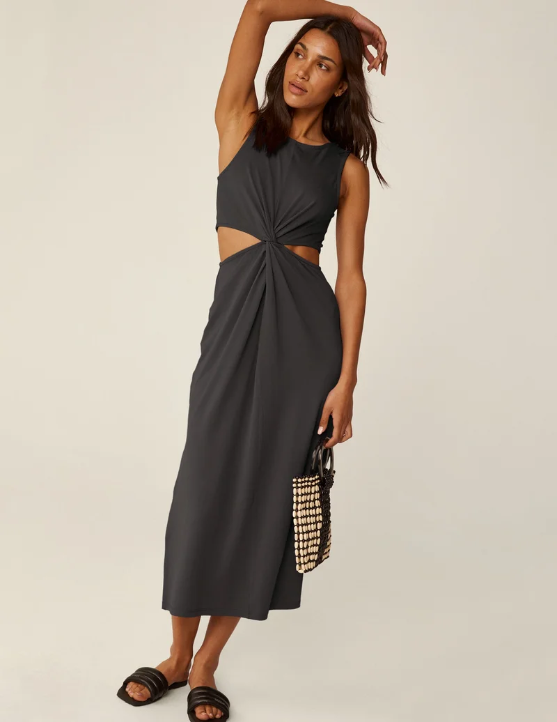 Image of Around The World Front Twist Dress