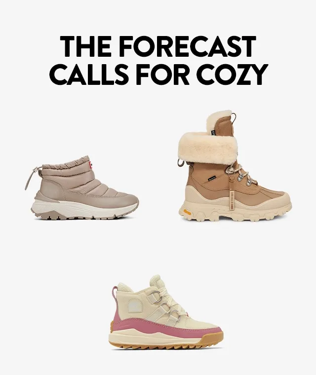 Winter boots in six different styles.