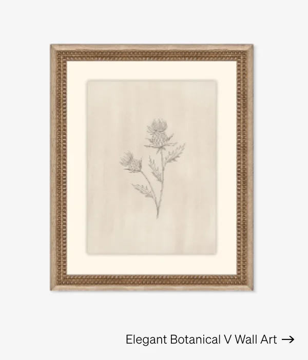 Shop Elegant Botanical V Wall Art