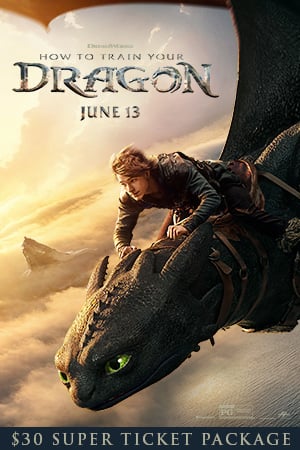 HOW TO TRAIN YOUR DRAGON SUPER TICKET