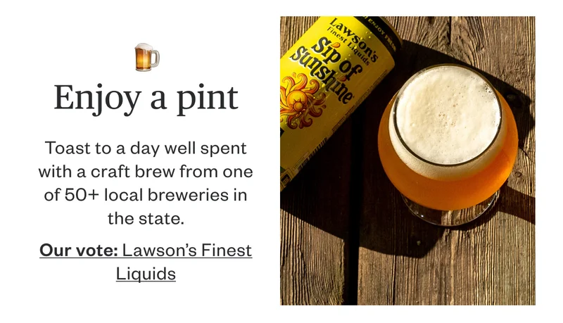 Enjoy a pint