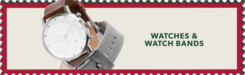 WATCHES & WATCH BANDS