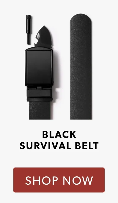 Shop Black Survival Belt