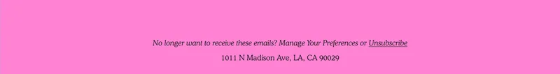 Manage Preferences