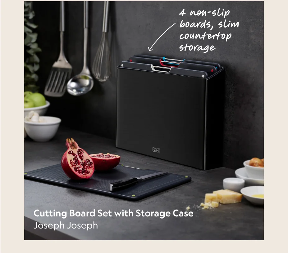 Cutting Board Set with Storage Case