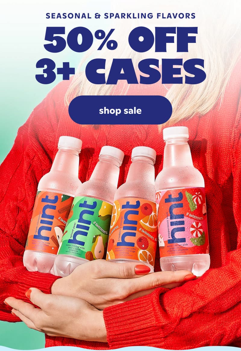 3+ cases for 50% off 3+ cases for 50% off