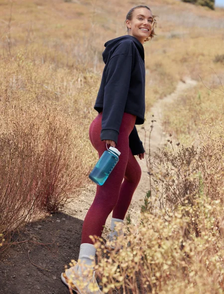 Happiness Fleece Cropped Hoodie