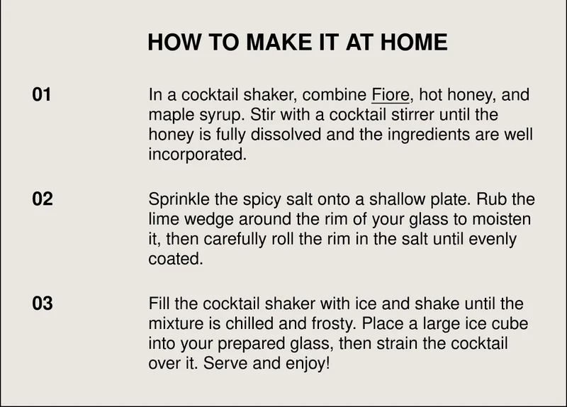 How To Make It At Home | Shop Fiore