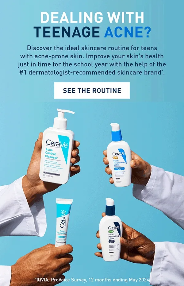 DEALING WITH TEENAGE ACNE?