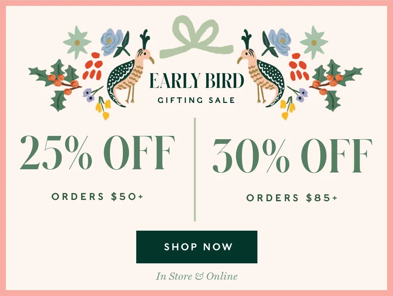 Early Bird Gifting Sale