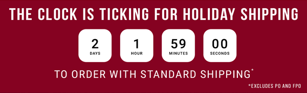 The clock is ticking for holiday shipping
