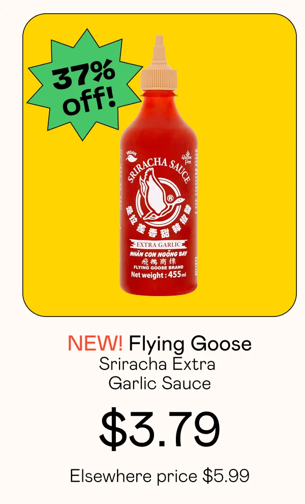 Sriracha Extra Garlic Sauce