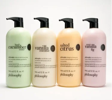 philosophy sweet & salty 4 piece 32oz shower gel collection