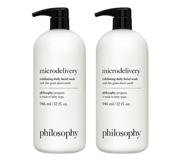philosophy microdelivery exfoliating facial wash duo