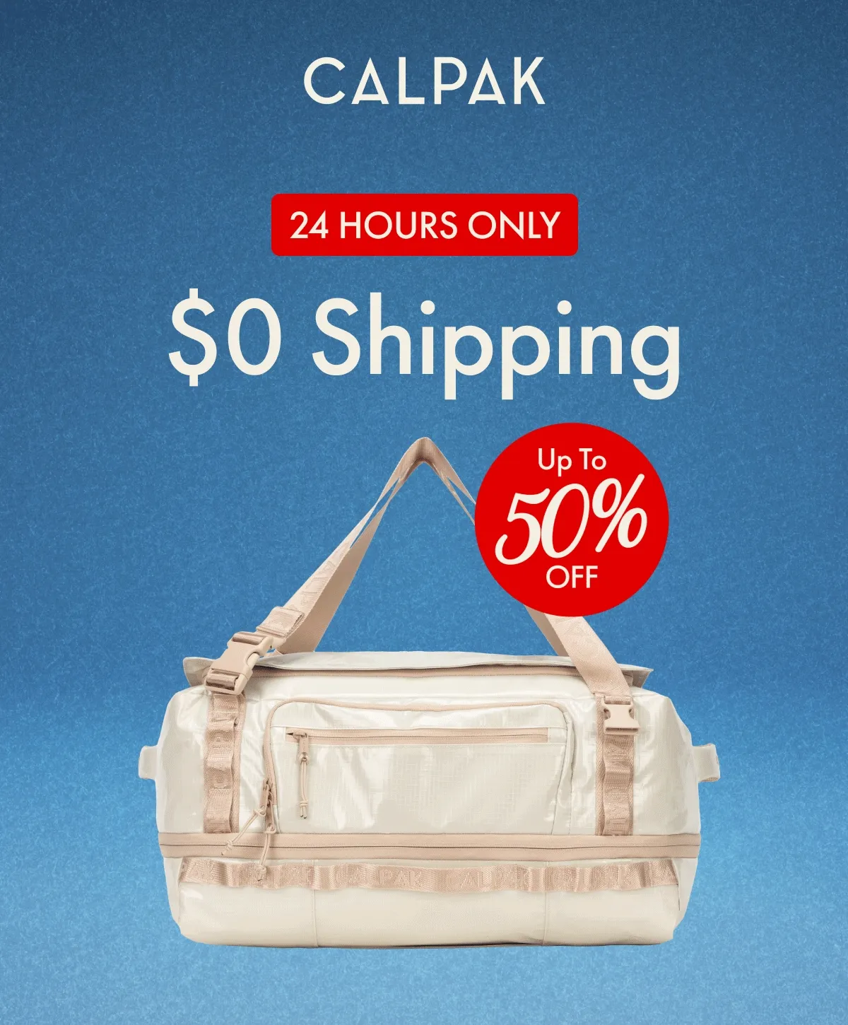 24 HOURS ONLY | $0 Shipping | Up To 50% OFF