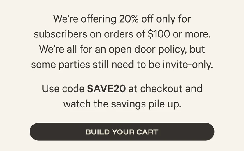BUILD YOUR CART