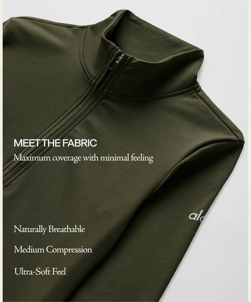 MEET THE FABRIC MAXIMUM COVERAGE WITH MINIMAL FEELING NATUREALLY BREATHABLE MEDIUM COMPRESSION ULTRA-SOFT FEEL