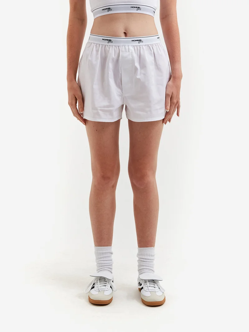 Image of Hommegirls Original Boxer Shorts - White