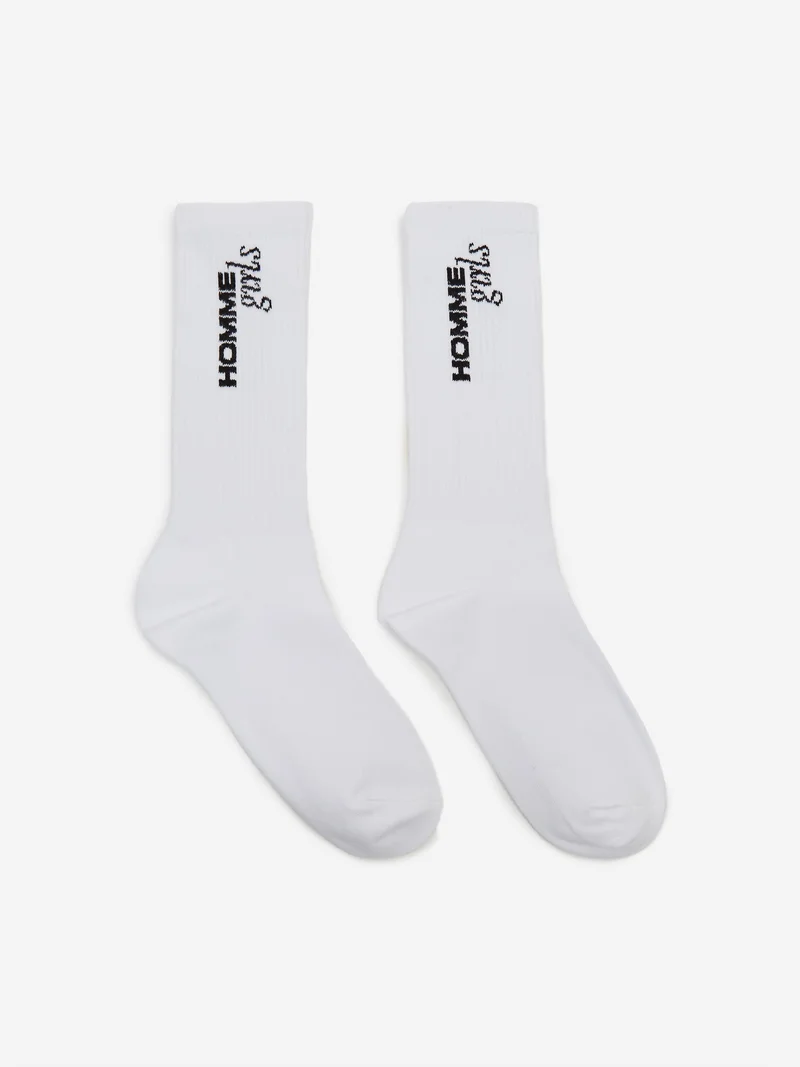 Image of Hommegirls Original Tube Socks - White