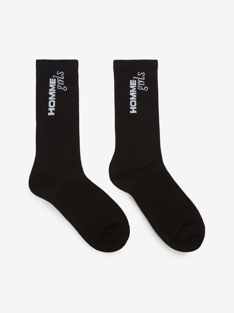 Image of Hommegirls Original Tube Socks - Black