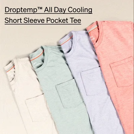 DropTemp All Day Cooling Short Sleeve Pocket Tee